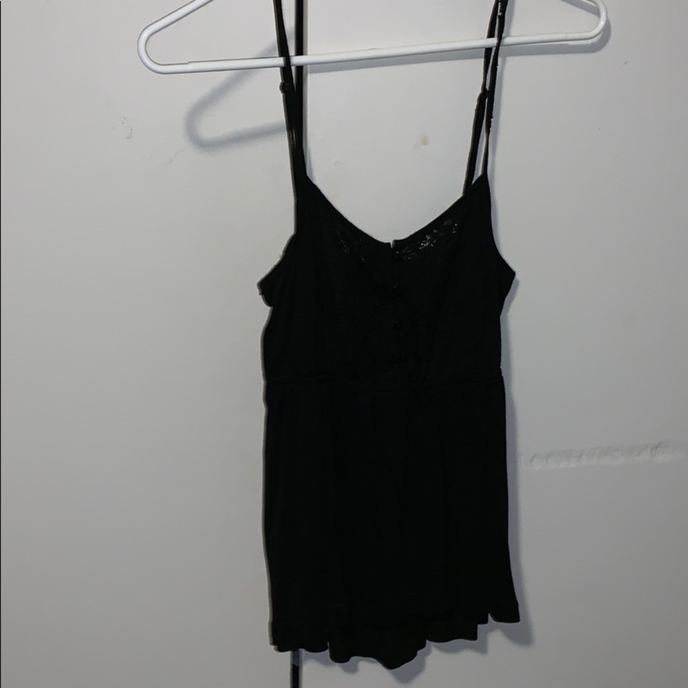 Black tank top